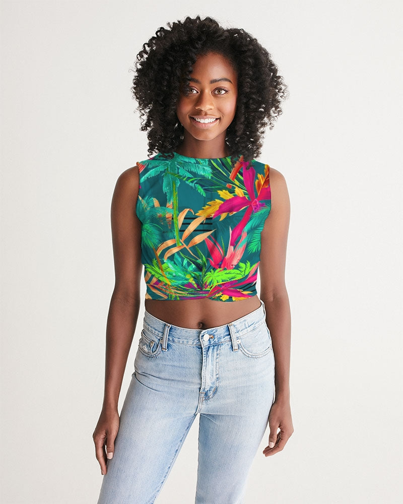 Conga - The Real Teal Crop Top