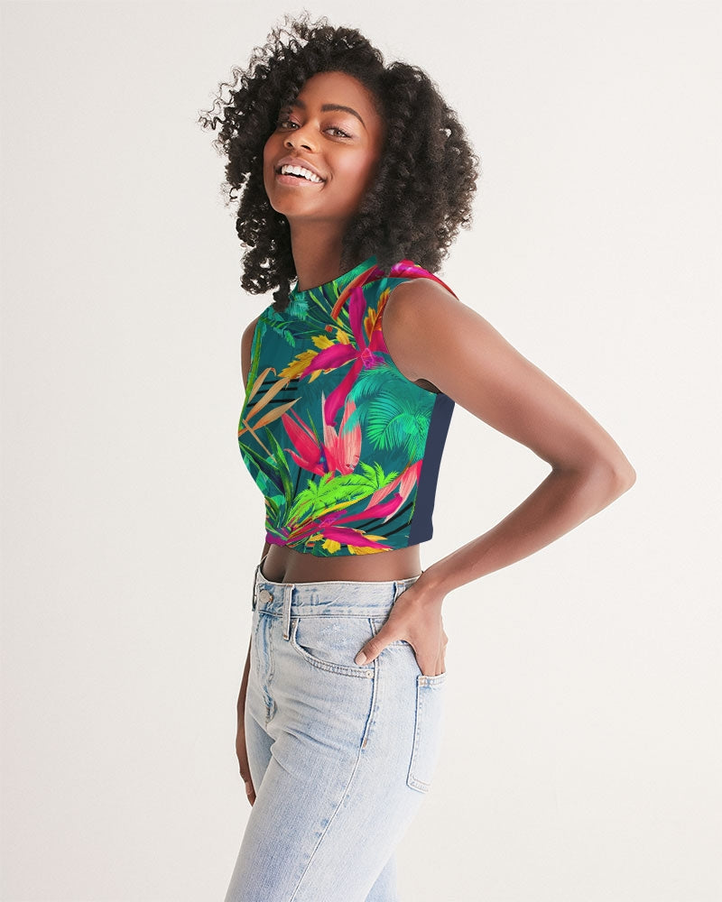 Conga - The Real Teal Crop Top